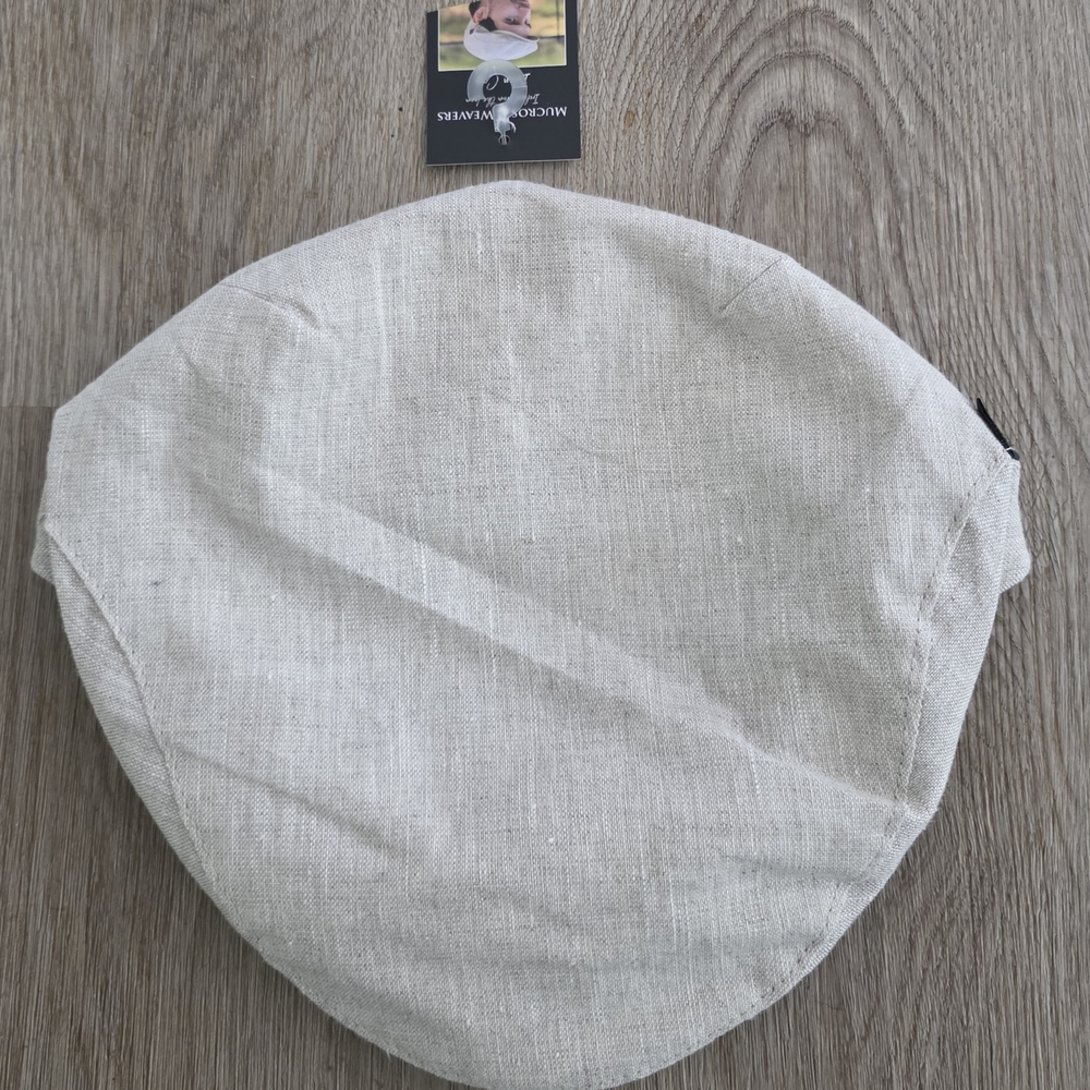 Cream Flat Cap - image 1